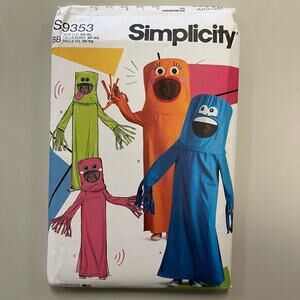 Simplicity 9353 Air Wind Dancer Costume Sewing Pattern Sizes xs-xl Uncut FF